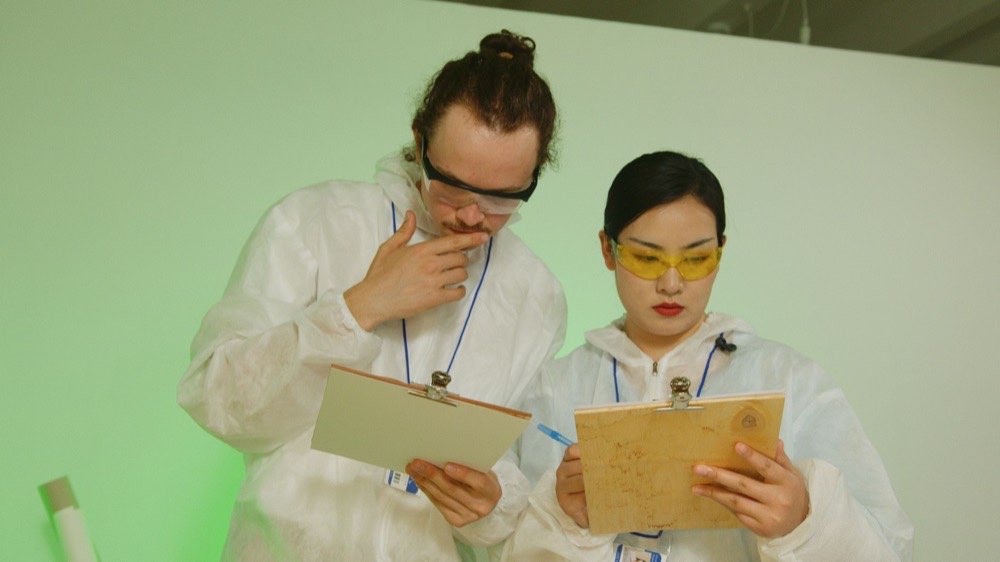 Regulatory scientists reviewing biologic comparability data together
