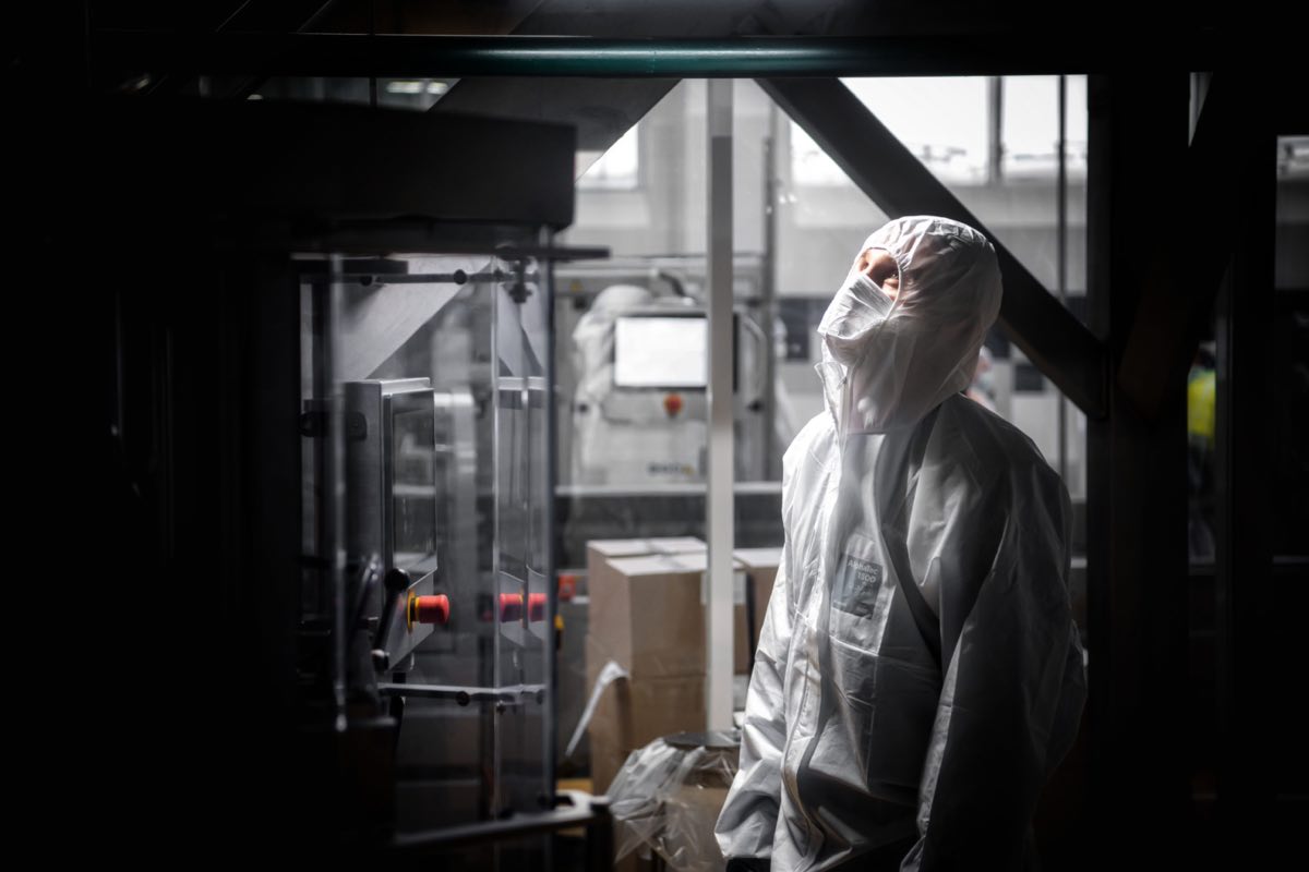 Precision medical-device manufacturing in a controlled environment