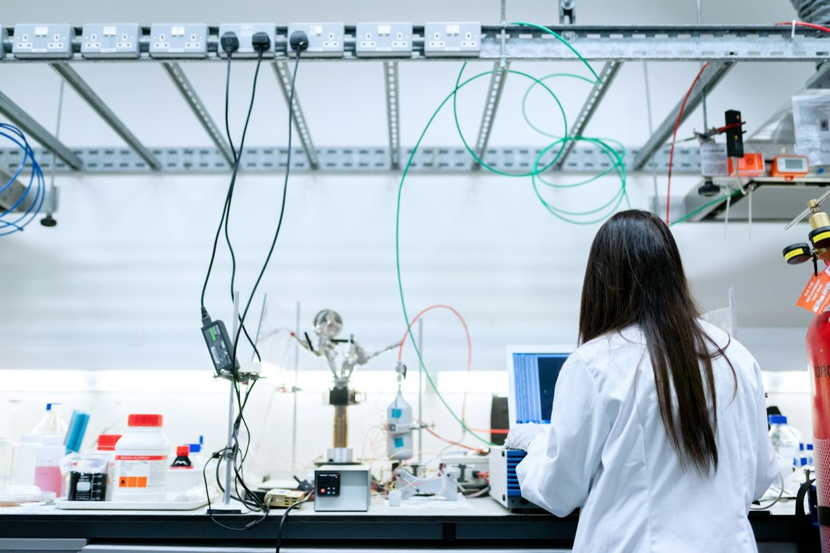 Analytical instruments in a quality-control laboratory