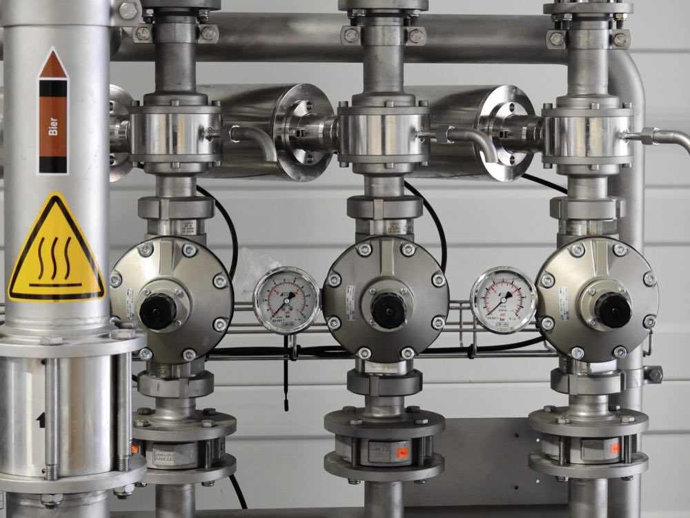 Engineer verifying qualified process equipment and instrumentation