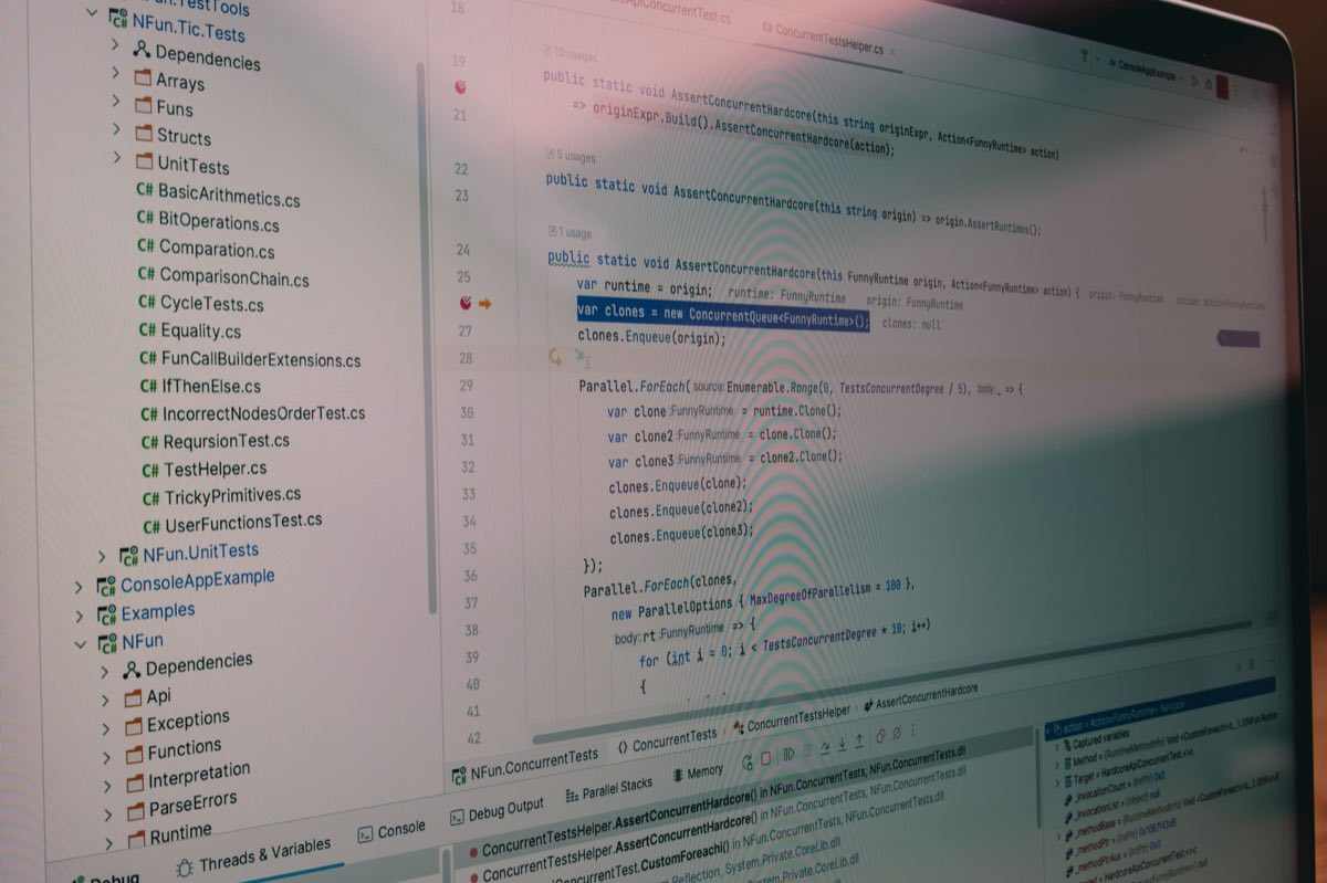Software under test in a computer system validation environment