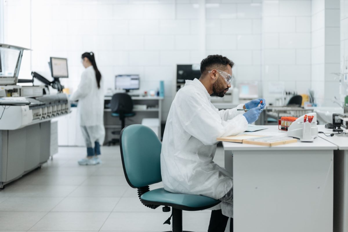 Metabolic regulatory scientists analyzing study data