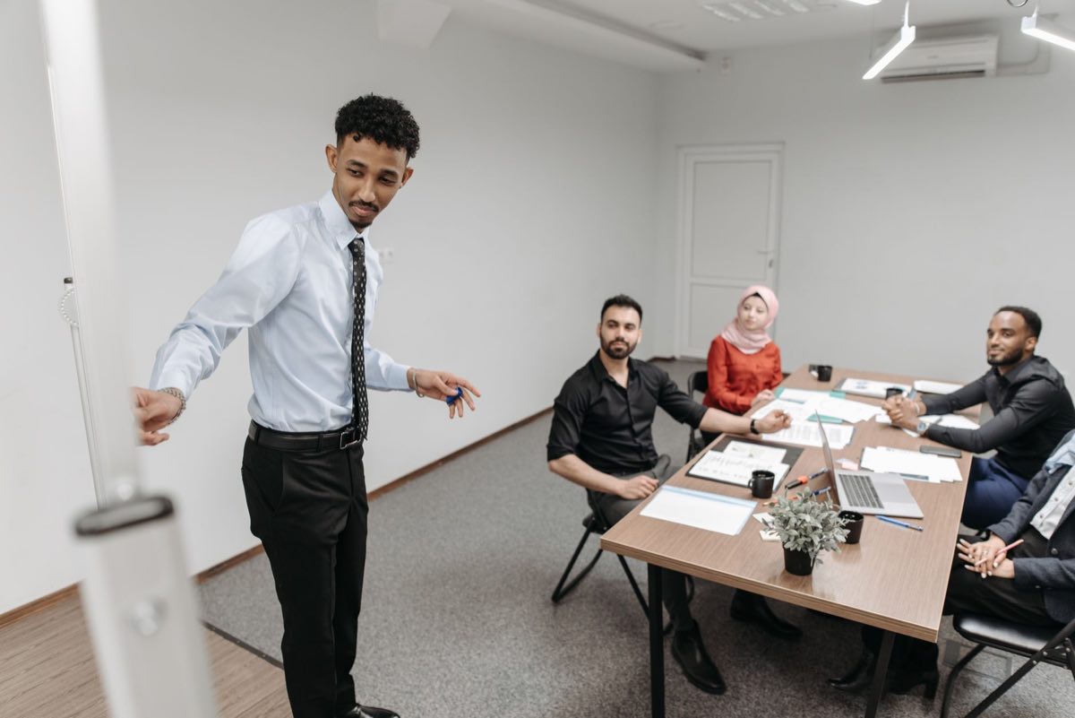 Sponsor team rehearsing positions before an FDA meeting