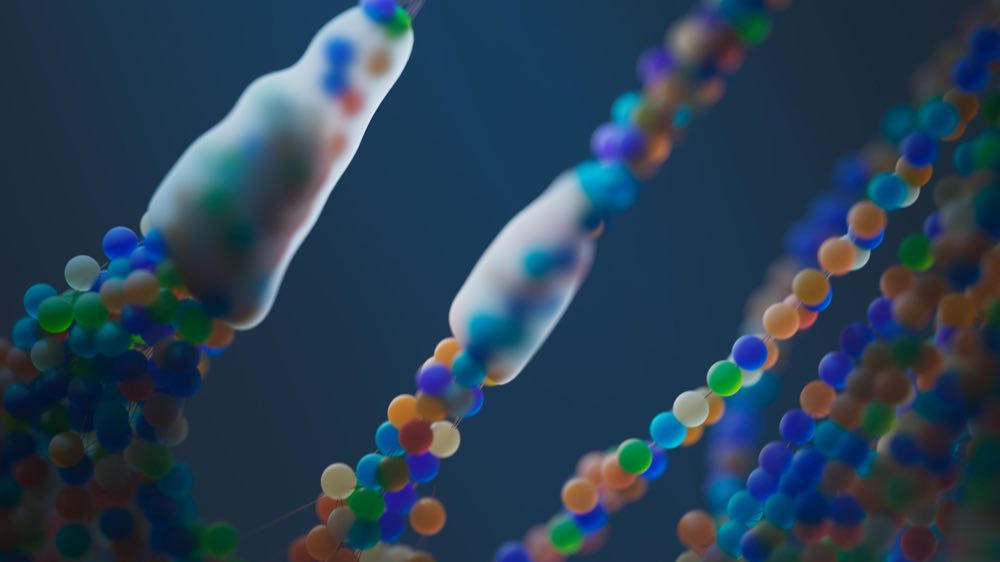 Genetic research laboratory analyzing rare disease samples