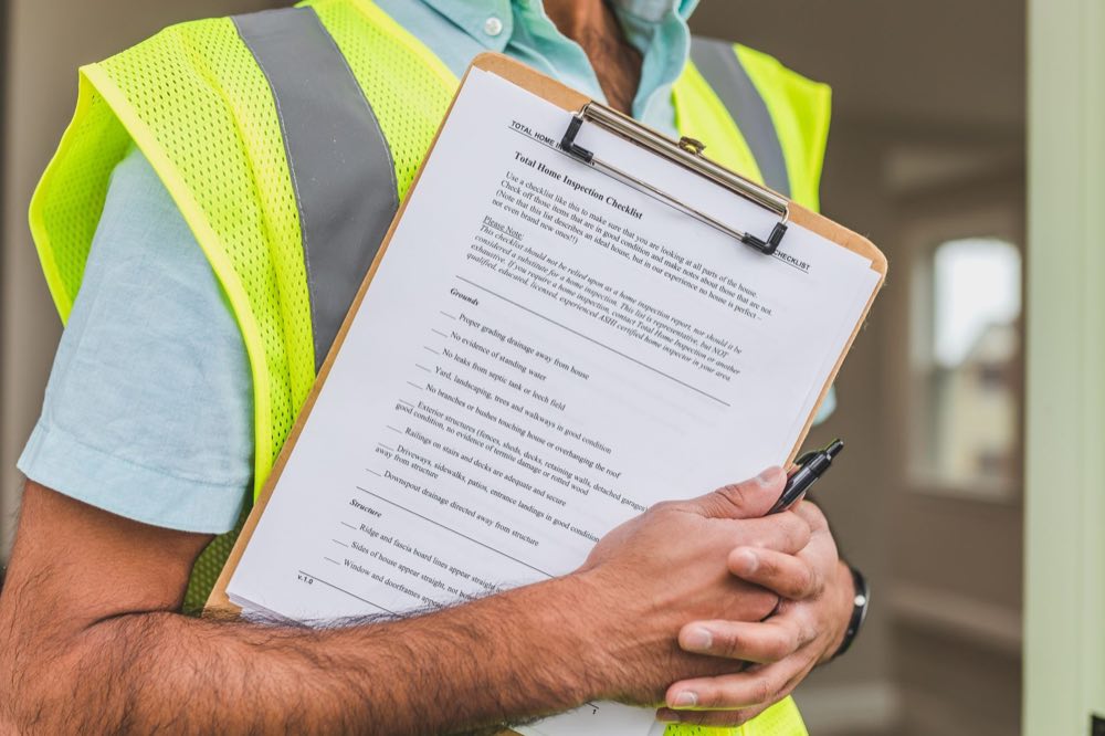 Former inspector running a mock inspection checklist