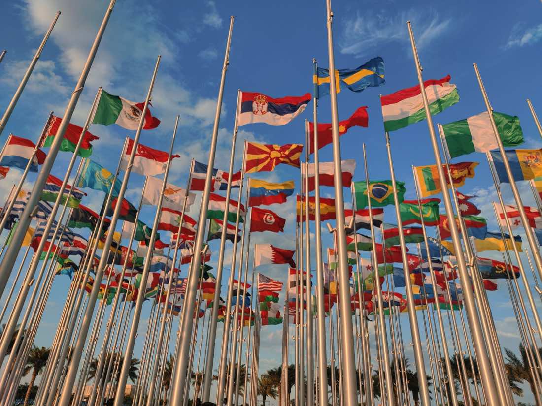 International flags representing global regulatory submissions