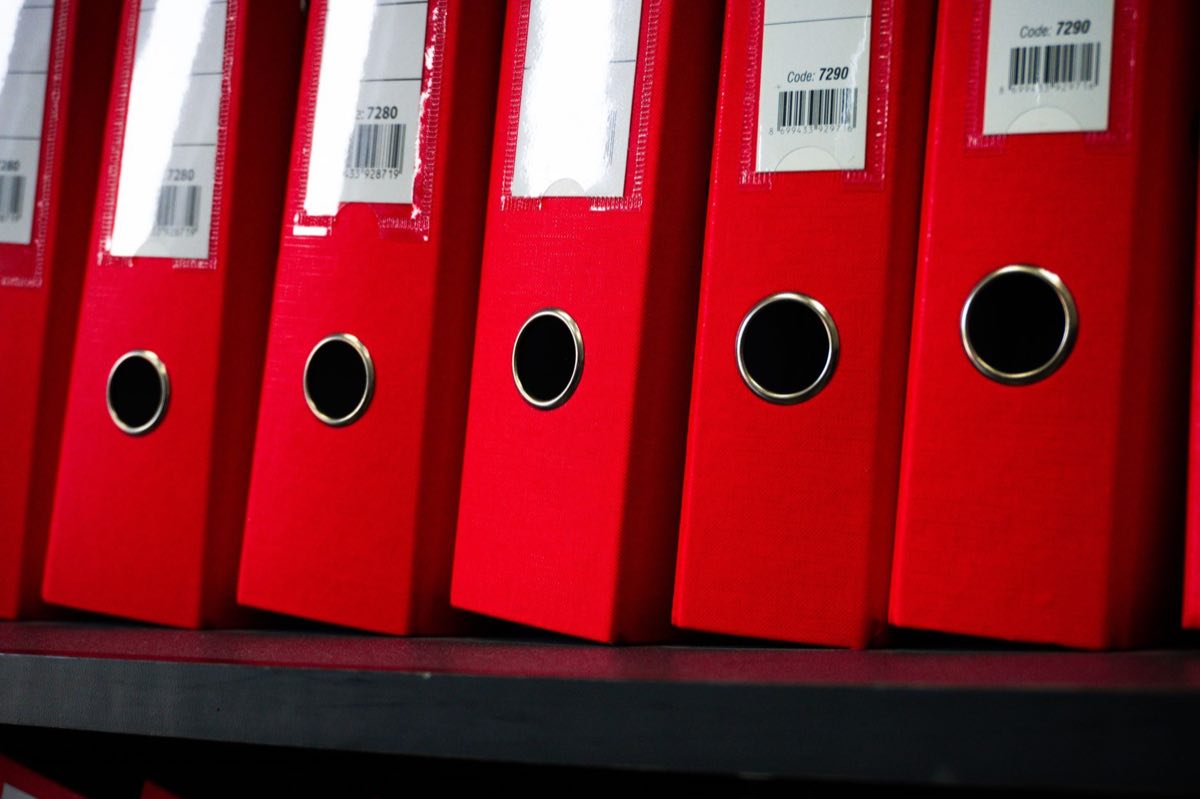 Controlled procedure binders managed on a document-control shelf