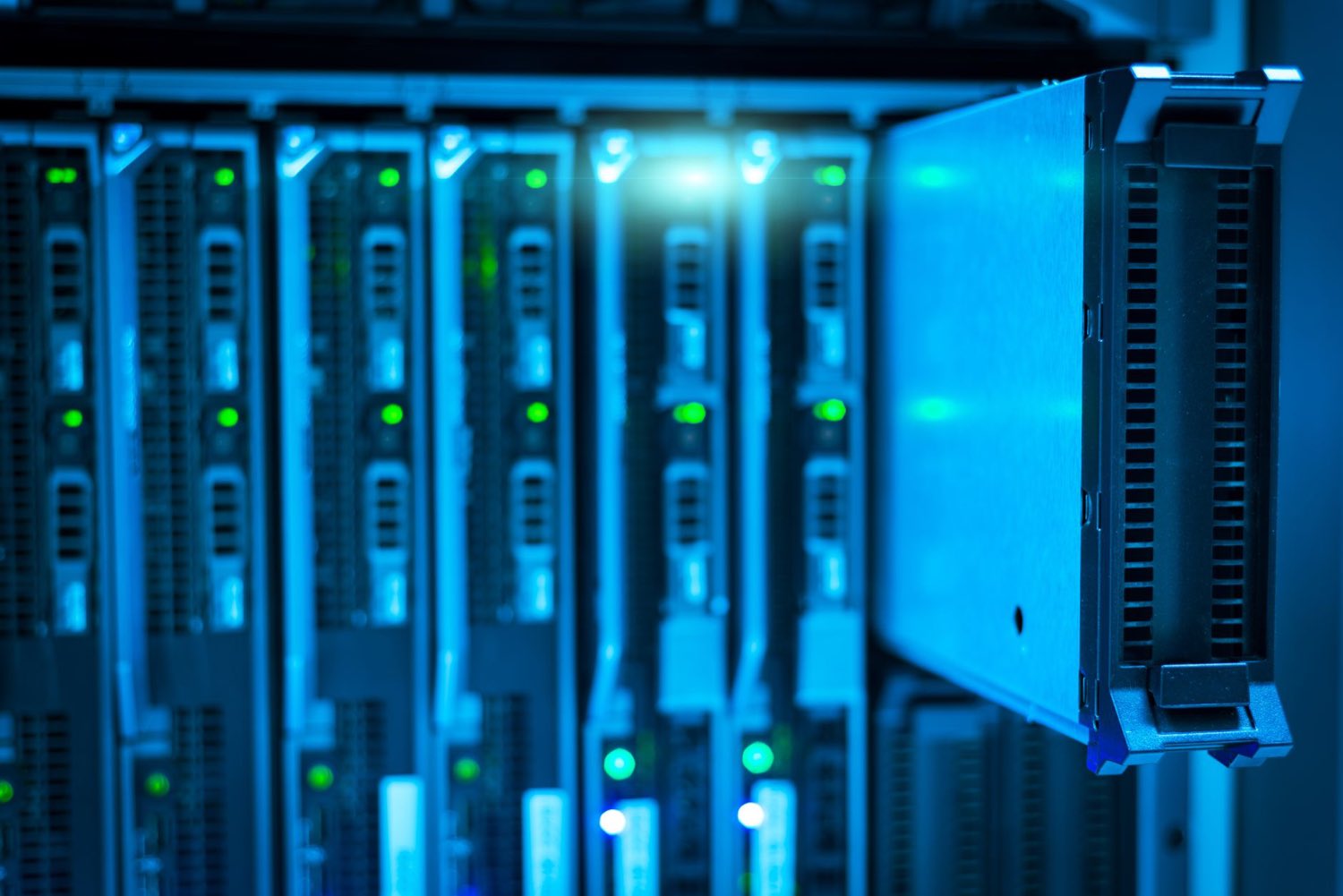 Server infrastructure carrying electronic submissions