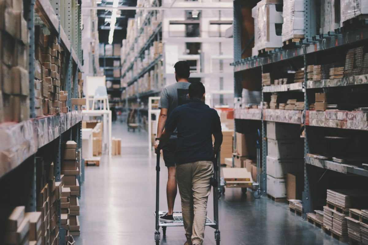 Supply chain warehouse feeding a regulated manufacturing operation